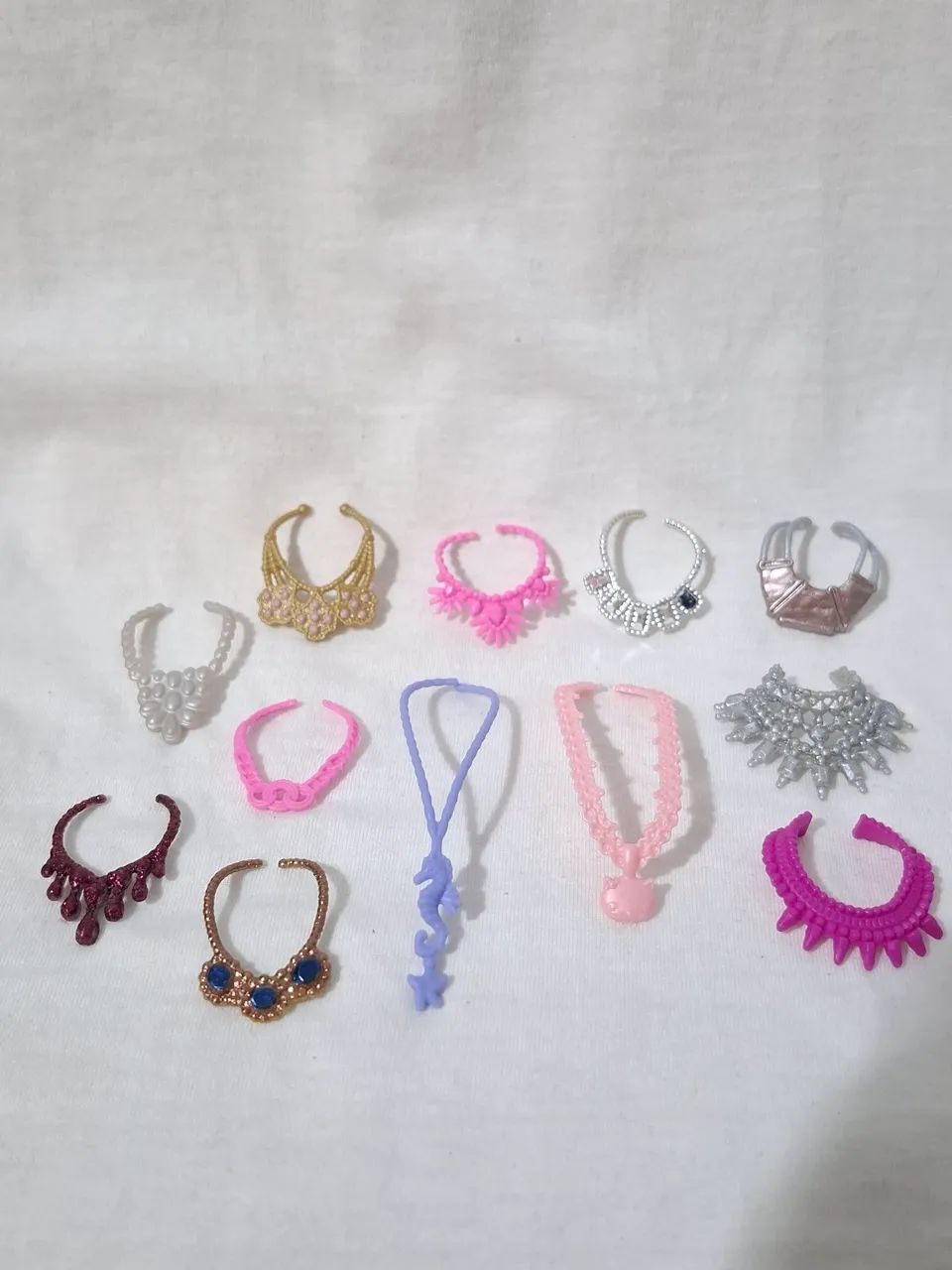 12 colares originais Barbie
