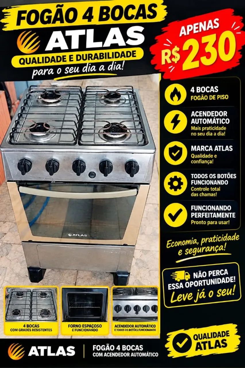 Fogão usado  - Foto 3