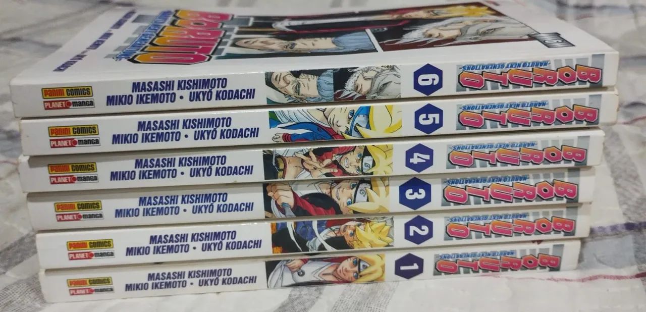 Mangás Boruto - Naruto next generations (1 ao 6) - Livros e