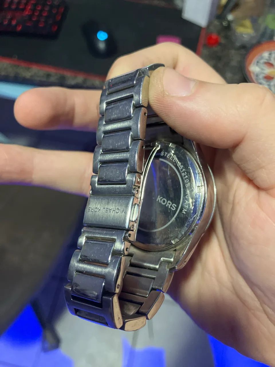 Relogio micheal kors masculino prata - Foto 2