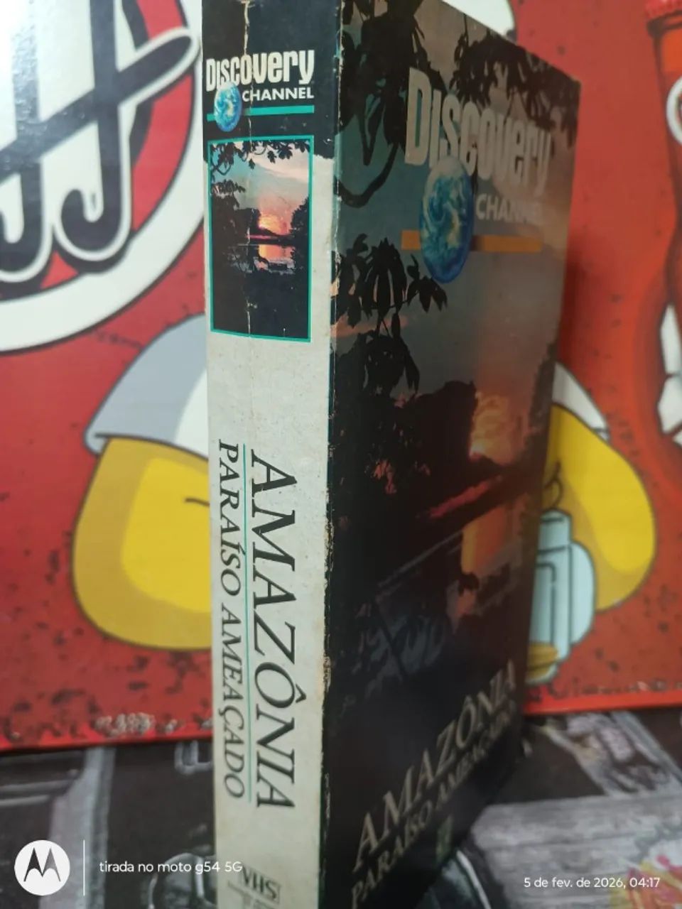 FITA VHS DISCOVERY CHANNEL AMAZÔNIA PARAÍSO AMEAÇADO - DVD, Blu