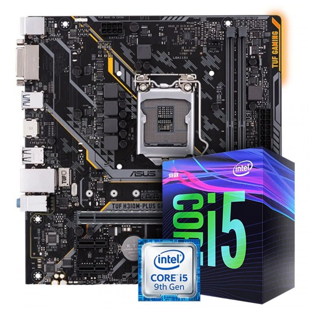KIT INTEL PLACA MAE TUF H310M E I5 9400F