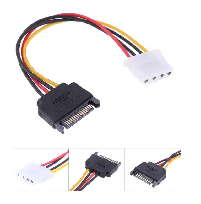 Cabo Adaptador De Força Molex Ide Para Sata - Foto 2