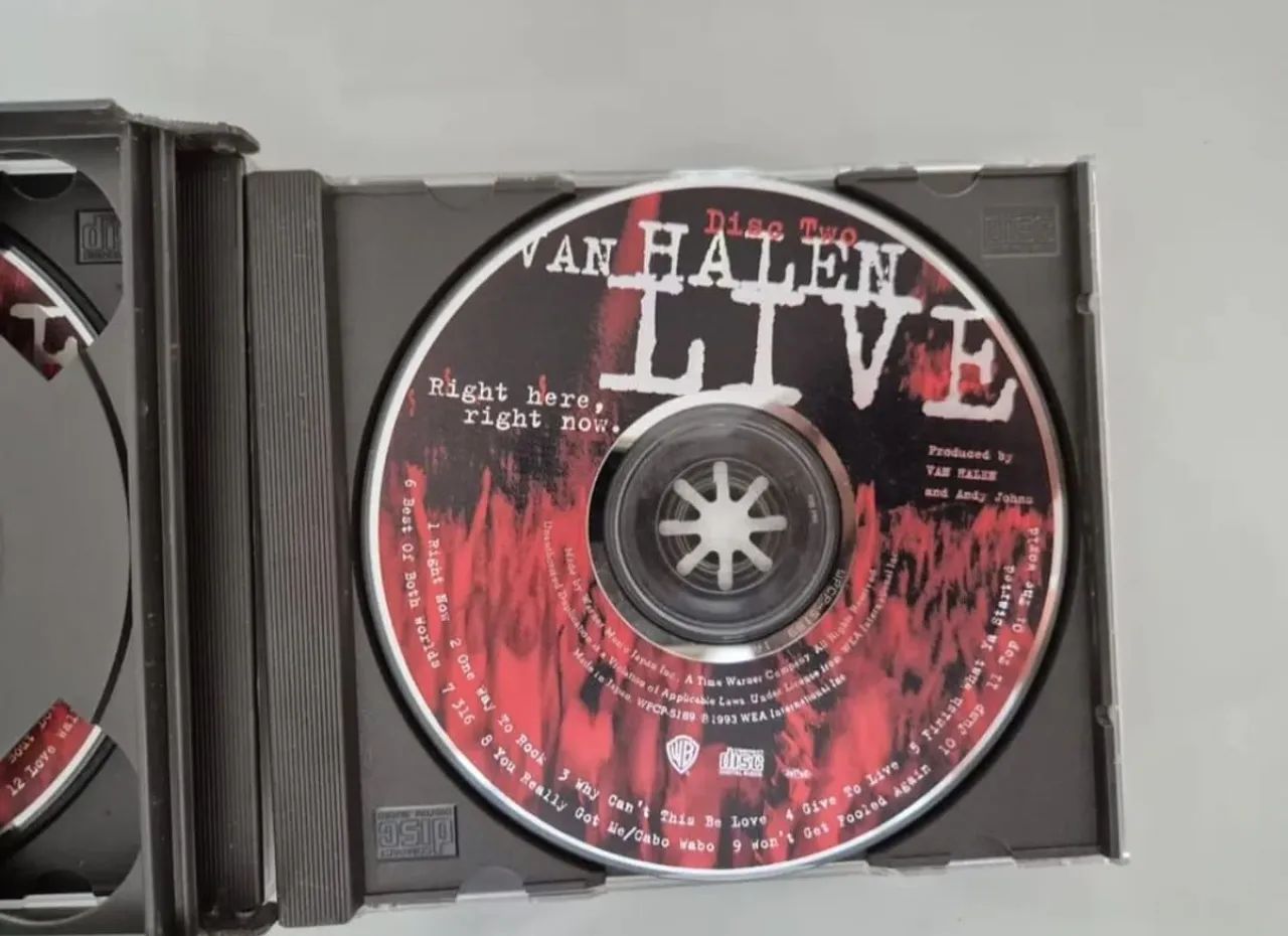 CD Triplo Van Halen - Live: Right Here, Rigor Now - Foto 5