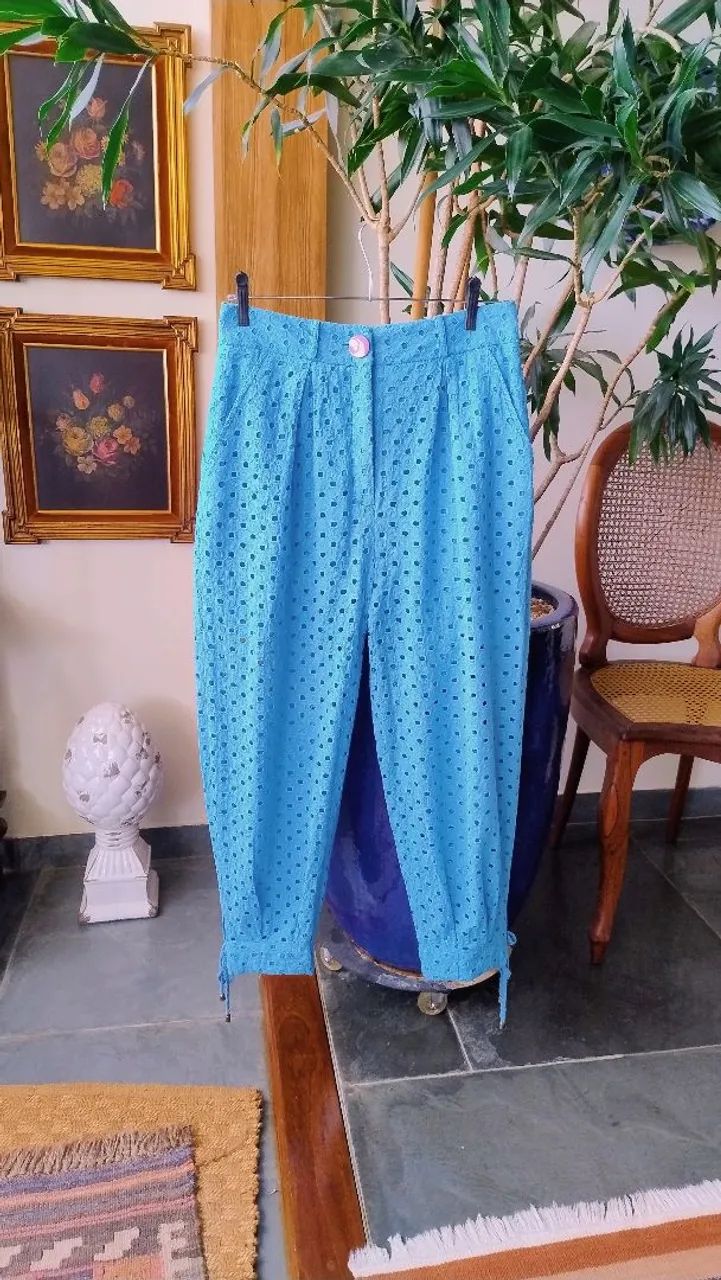 Calça Laise Turquesa da NV