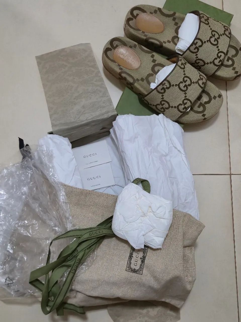 Slide Gucci Monogram - Foto 3