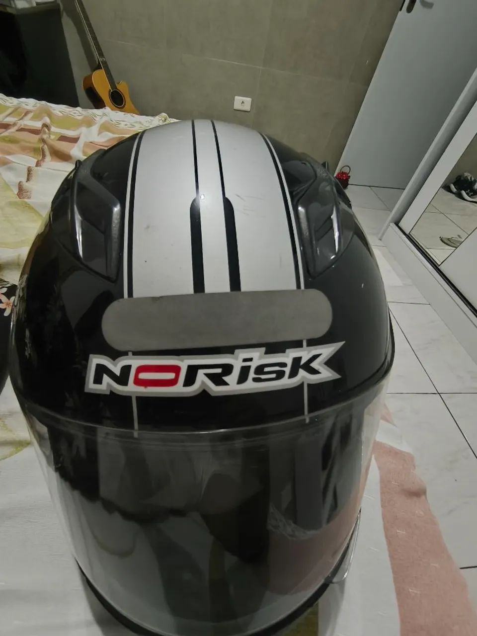 Capacete norisk Robocop tamanho 58 - Foto 4