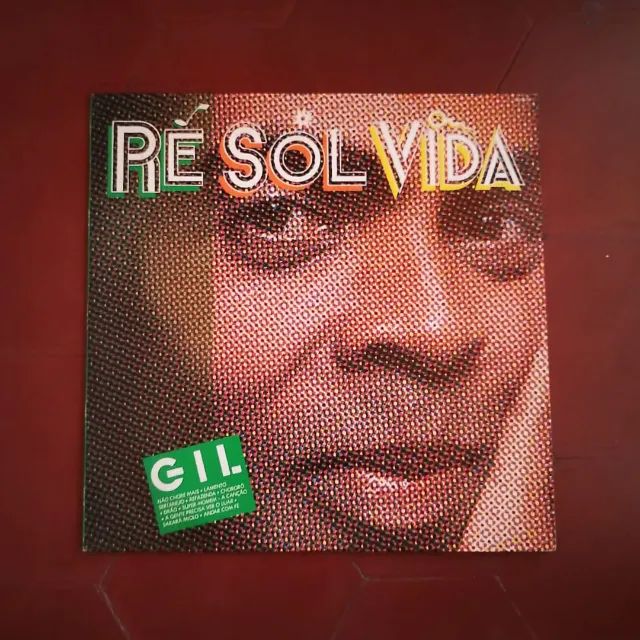 LP Vinil Gilberto Gil - Ré Sol Vida - Coletânea Original