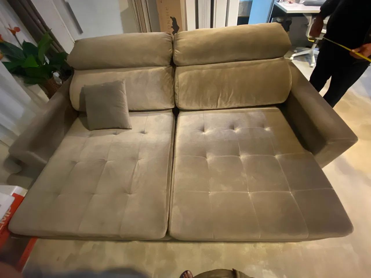 Sofá Cama Cinza - Foto 3