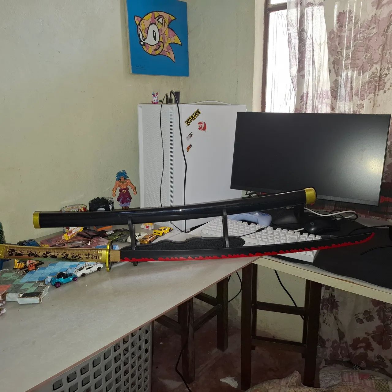 Katana para cosplay de decoração