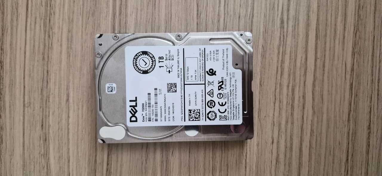 Hd NAS DELL 1 TERÁ 2.5