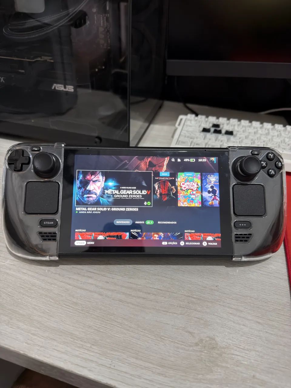 STEAM DECK 256gb com caixa 
