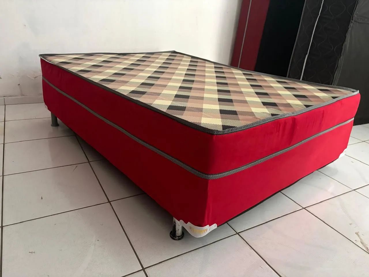 Cama box casal nova 7 cm de espuma  - Foto 3
