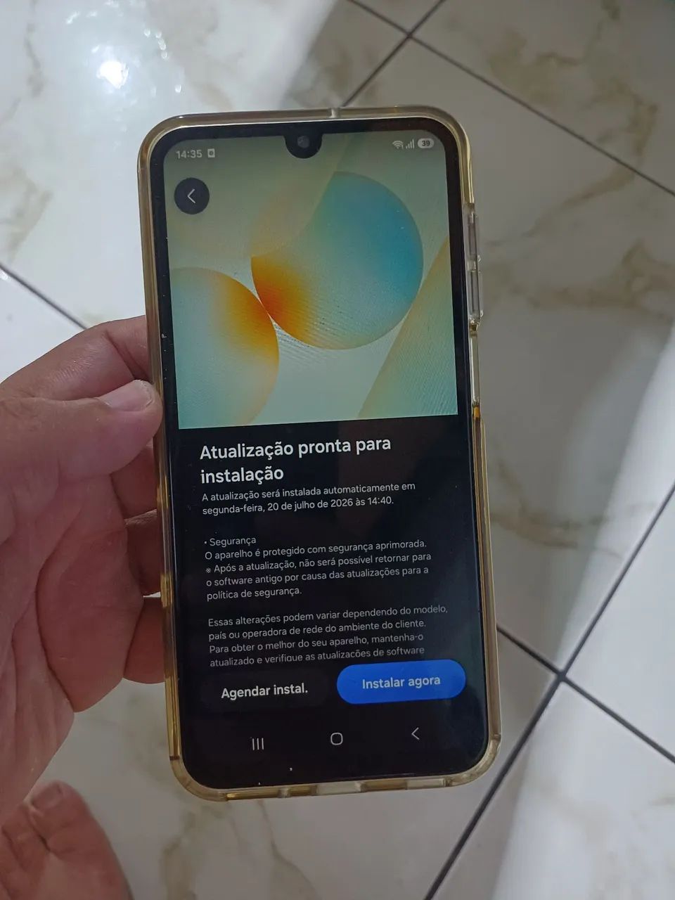 Celular A16 SAMSUNG / 128GB / TRINCADO e com o touch-screen  ruim!