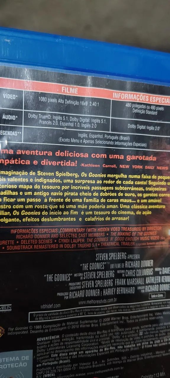 filme em Blu Ray os Goonies  - Foto 4