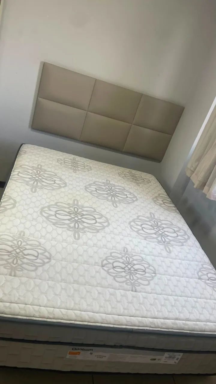 Cama box casal + cabeceira