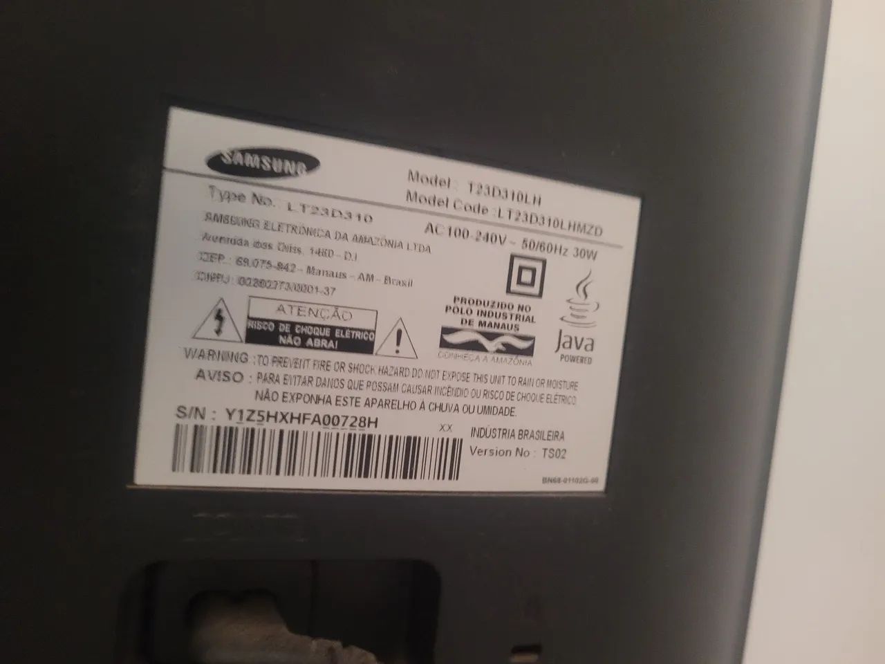 Monitor/TV Samsung 23 Polegadas - Foto 2