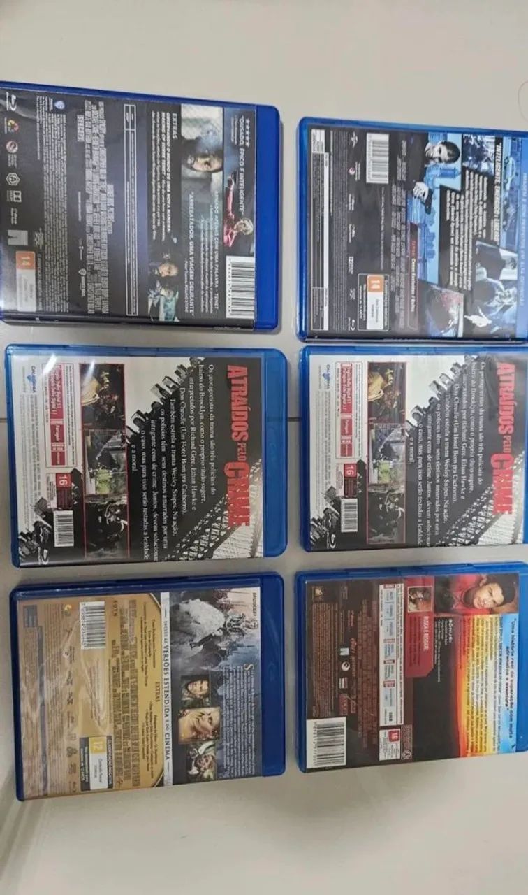 Blu-ray e DVD Jogo Mortal Atraídos pelo Crime 127 Horas Tenet
