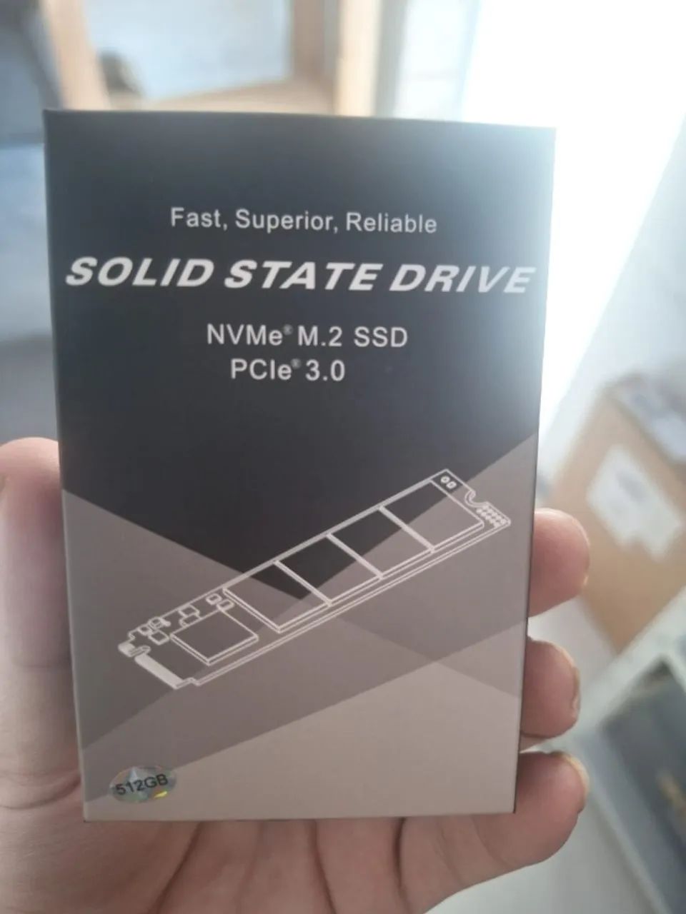 SSD NVMe 512GB Kootion Gen 3x4 3D NAND lacrado
