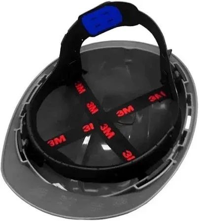 Capacete h-700 ajuste fácil, Marca 3M, Cinza, Novo - Não Entrego. - Foto 3