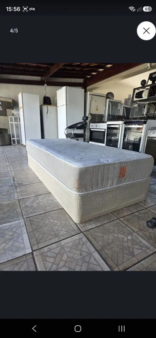 Box Solteiro + Colchão Solteiro 1,88X88 + Entrega gratis  - Foto 2