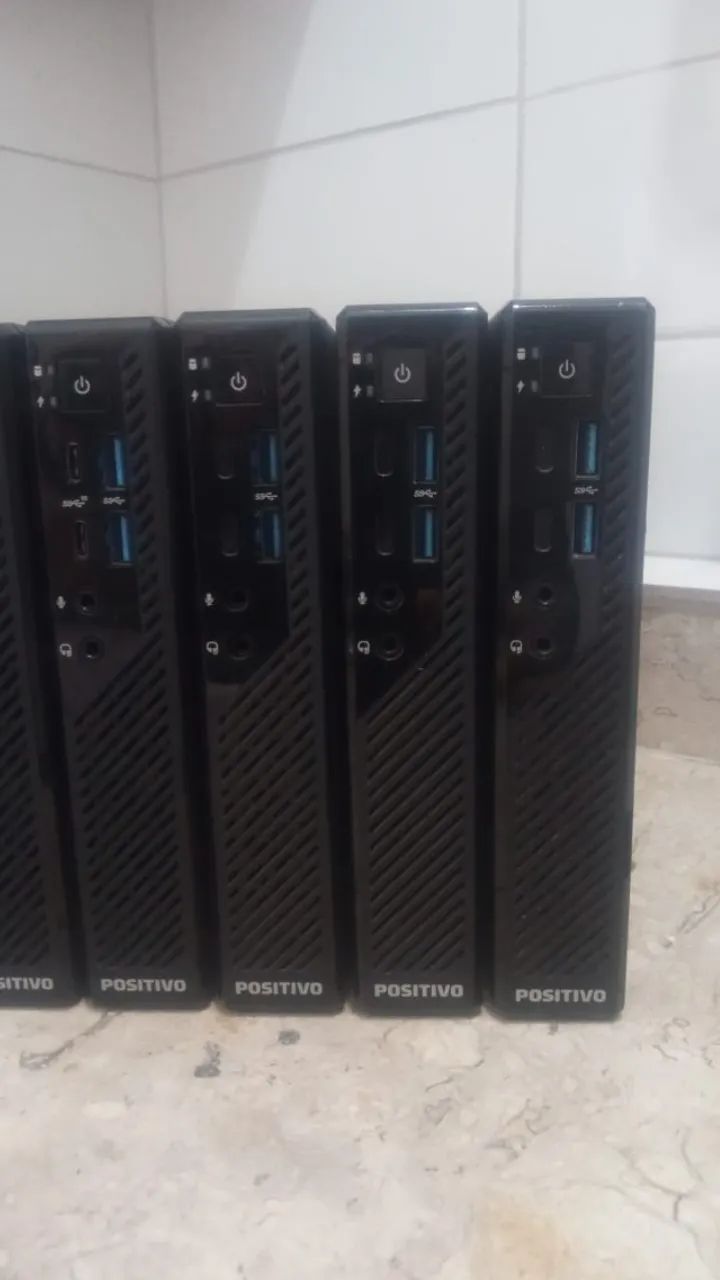 Lote Com 6 Mini Pc Positivo Master C6300 | I3-10100T | 8GB Ram | SSD 128GB