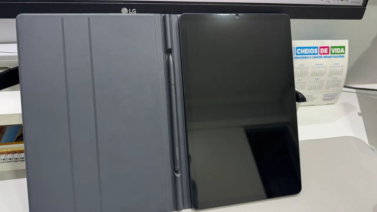 Galaxy Tab S6 Lite LTE - Wi-Fi e Celular - 64G - pouco uso - Foto 2