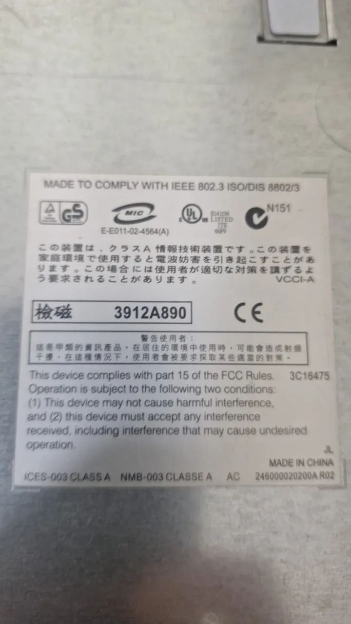 Switch 3com 3c16475 Superstack 3 Plus - Foto 3