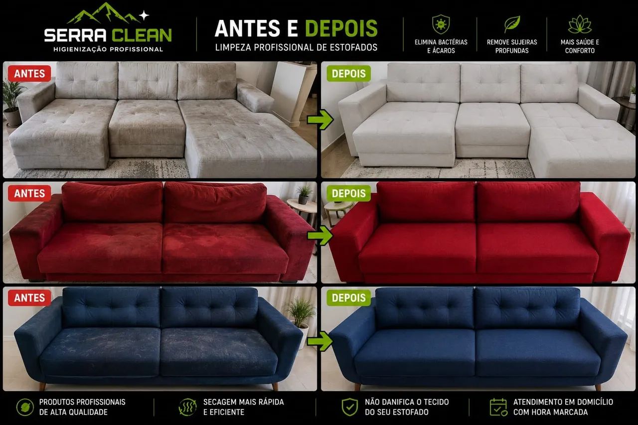 Limpeza e higienização de estofados  - Foto 2
