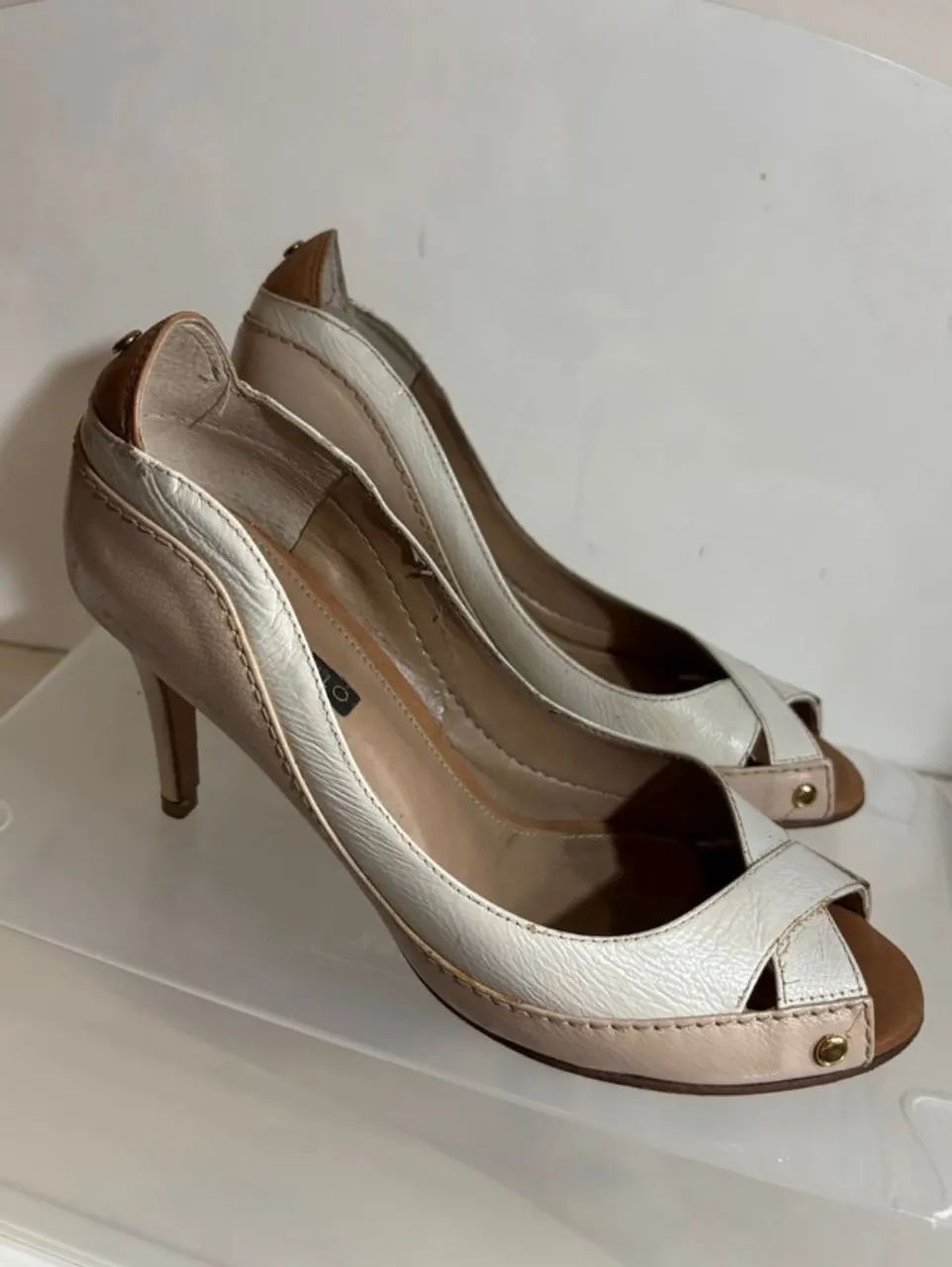 sandália corello peep toe 38