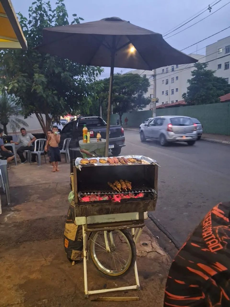 bicicleta churrasqueira 