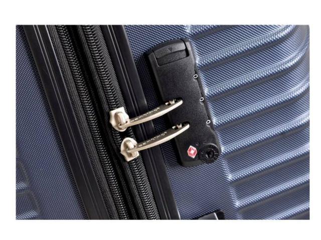 Conjunto de Malas de Viagem ABS Giro 360 Santino Geometric - Foto 2