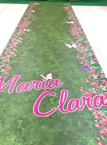 Tapete passarela jardim encantado Maria Clara