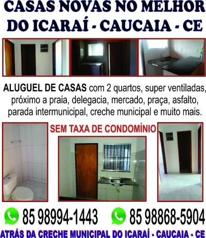 Alugo Casa c/ 2 quartos em Caucaia