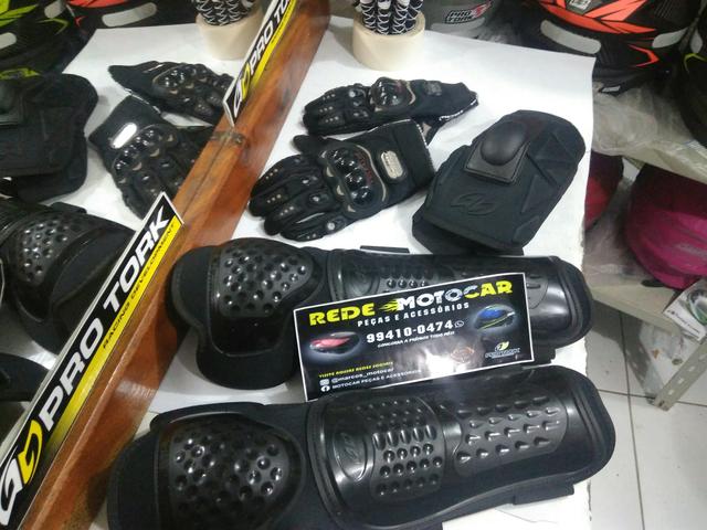 Kit proteção TITANIUM motociclista * zaap - Foto 2