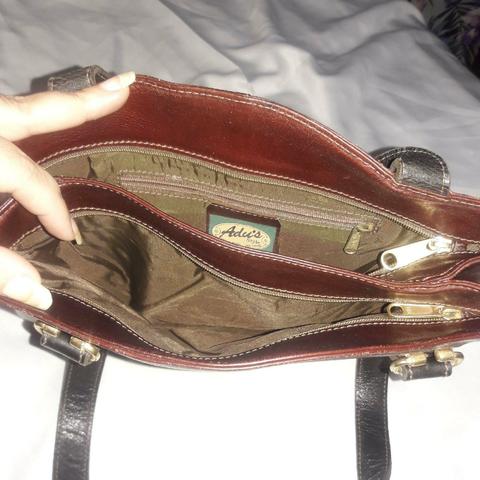Bolsa 100% couro - Foto 3