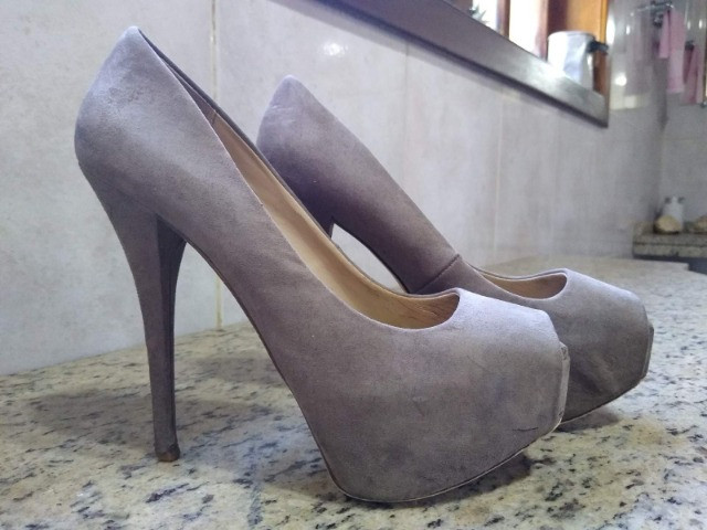 Sandália Salto Zara Basic