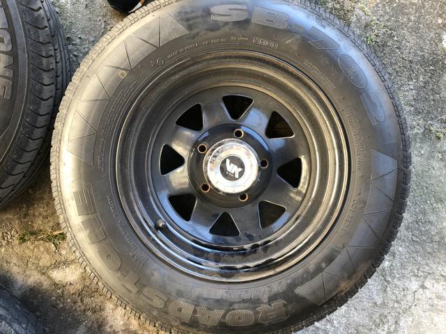 Rodas Mangels 5x139 Galaxie F1000 Rural - Foto 5