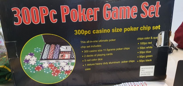 Maleta de Jogo poker 300 fichas