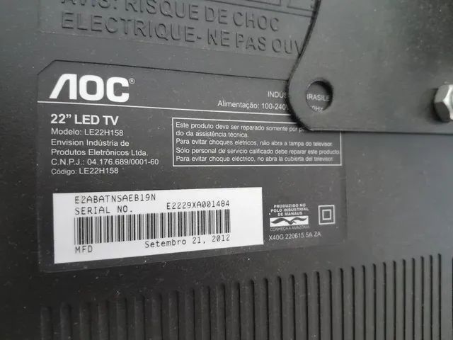 Tv AOC 24 polegadas + chormecast  - Foto 2