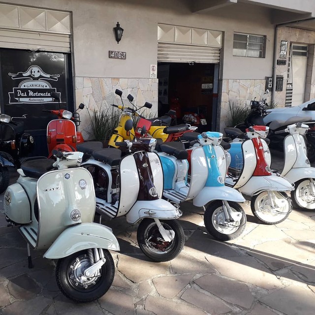 Restauração e locação compra venda de motonetas clássicas vespa e lambretta - Foto 2