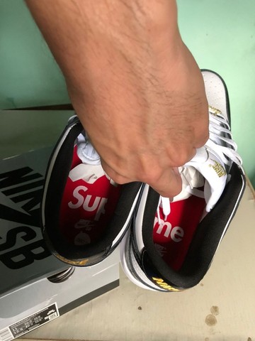Tenis Nike Supreme X Dunk Low Og Sb Qs 'black' - Foto 2