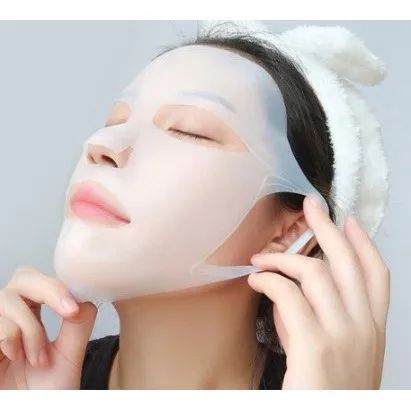 Máscara Facial Hidratante de Silicone Reutilizável Lifting Refirmante em Forma de V Máscar