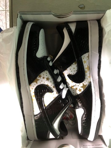 Tenis Nike Supreme X Dunk Low Og Sb Qs 'black' - Foto 5
