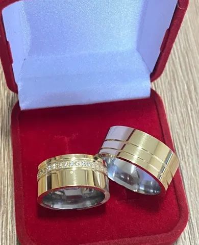 Aliança eterna para casamento em moeda Antiga 