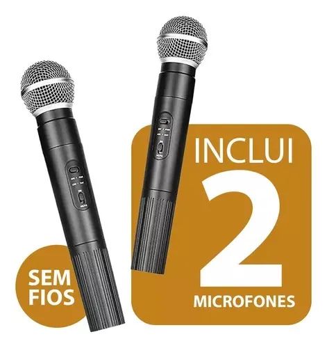 Microfone Duplo Profissional Canto/Igreja/Palestras - Foto 2