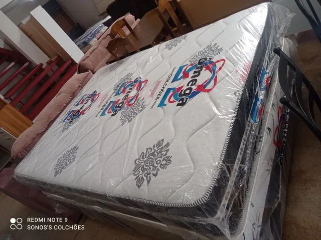 COLCHÃO DE CASAL NOVO MOLAS ENSACADAS 