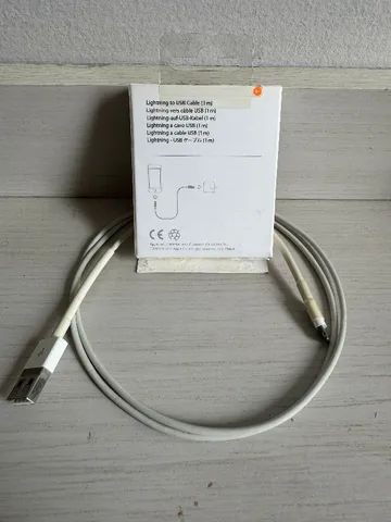 Cabo de Lightning para USB - Original - Semi Novo - 1m e 2m - iPhone iPad - Foto 2