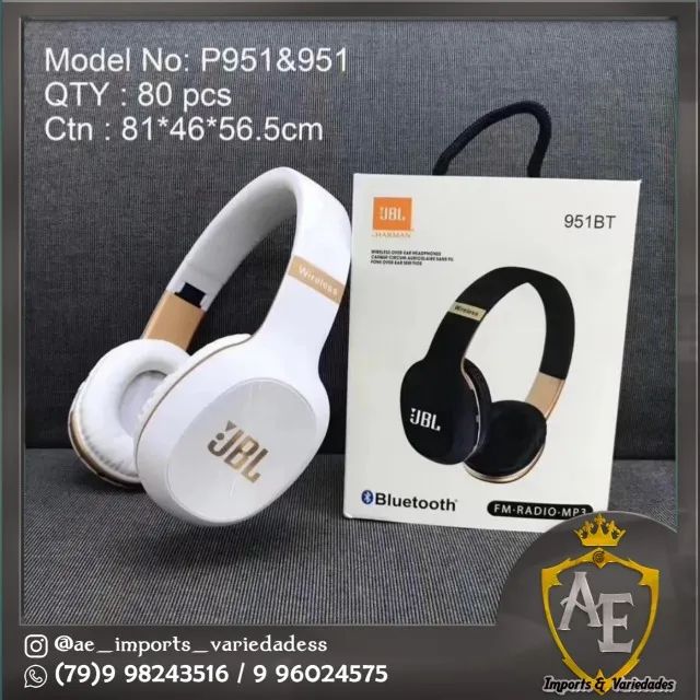 fone bluetooth jbl 951BT
