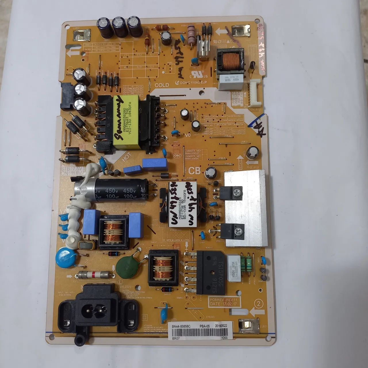 Placa da fonte samsung un49j5290ag